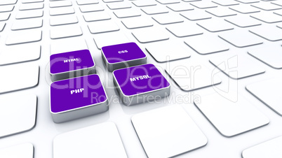 3D Pads Violett - HTML CSS PHP MYSQL 2