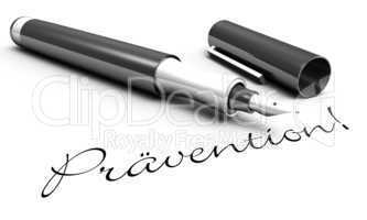 Prävention! - Stift Konzept