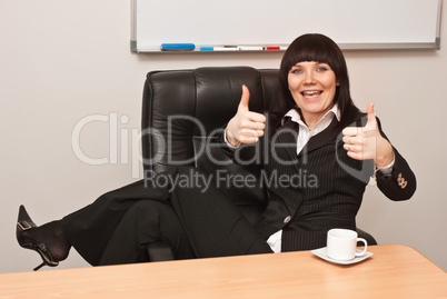 Portrait of successful businesswoman