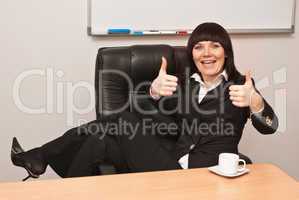 Portrait of successful businesswoman