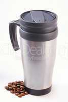 Coffee thermos mug