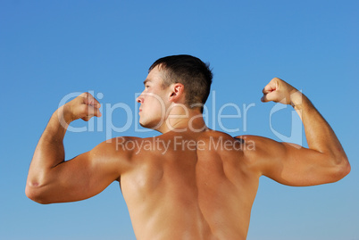 Muscular young man