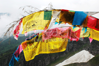 Tibetan prayer flags