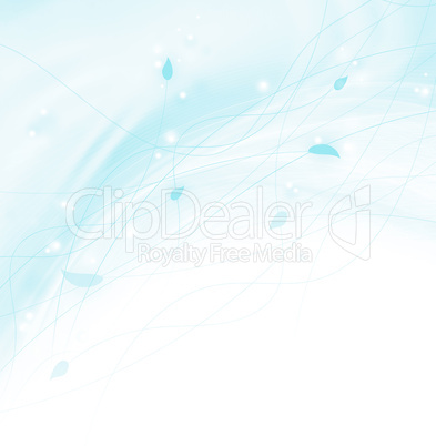 Abstract modern floral background