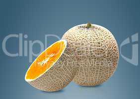 Melon and Orange inside