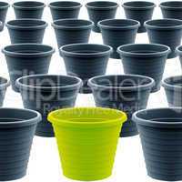 plastic garden pot