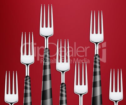 Set of forks