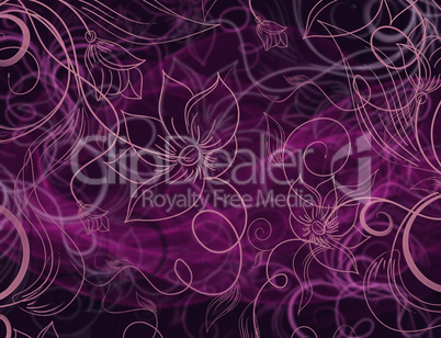 Abstract floral background