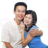 Loving Asian Couple