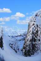 view from couloir