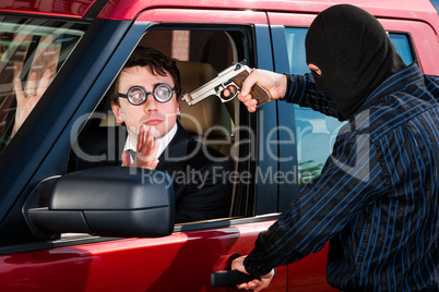 Robbery of the businessman