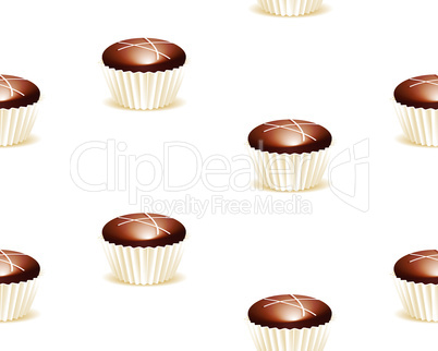 seamless chocolate background