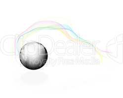 Abstract background with globe