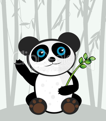 Cartoon panda