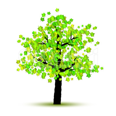 green tree