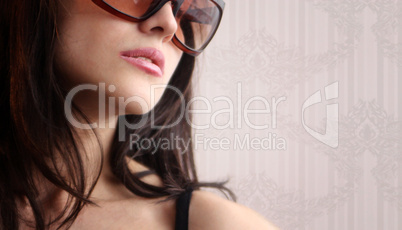 Sexy woman in sunglasses