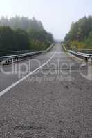 Bridge and countryside road