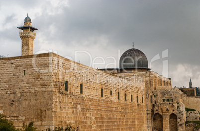 Al-Aqsa Mosque in the Old City of Jerusalem, Israel