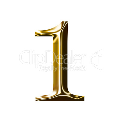 gold number symbol