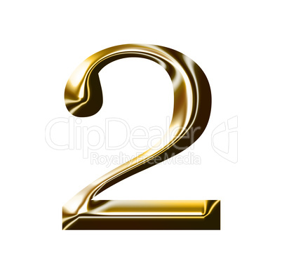 gold number symbol