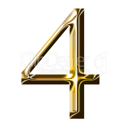 gold number symbol