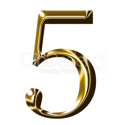 gold number symbol