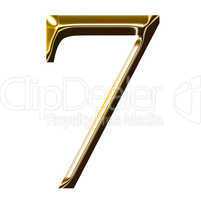 gold number symbol