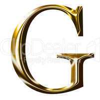 gold alphabet symbol    -  uppercase  letter