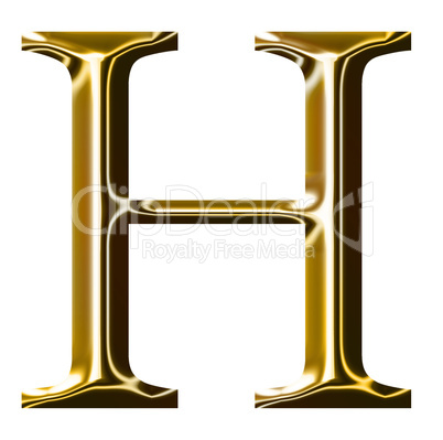 gold alphabet symbol    -  uppercase  letter