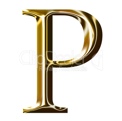 gold alphabet symbol    -  uppercase  letter