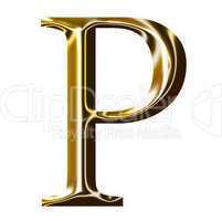 gold alphabet symbol    -  uppercase  letter
