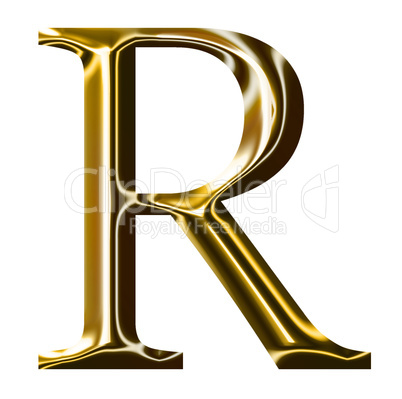 gold alphabet symbol    -  uppercase  letter