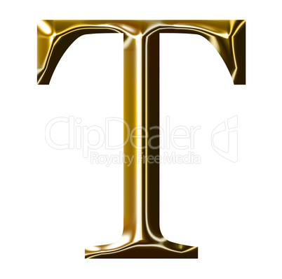 gold alphabet symbol    -  uppercase  letter