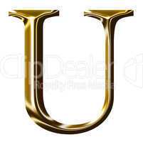 gold alphabet symbol    -  uppercase  letter