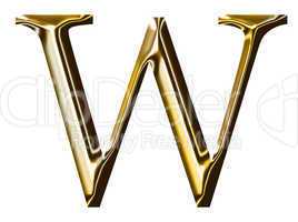 gold alphabet symbol    -  uppercase  letter