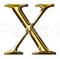 gold alphabet symbol    -  uppercase  letter