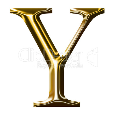 gold alphabet symbol    -  uppercase  letter