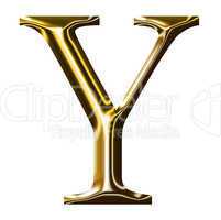 gold alphabet symbol    -  uppercase  letter