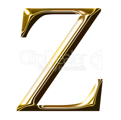 gold alphabet symbol    -  uppercase  letter