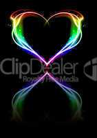 glowing heart