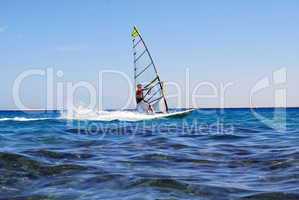 windsurfing  on the move