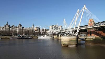 Hungerford bridge, London