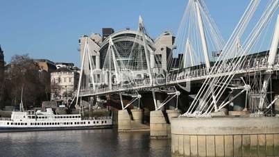 Hungerford bridge, London