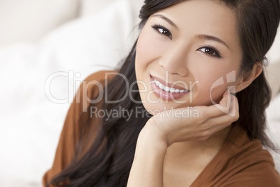 Portrait Beautiful Young Asian Chinese Woman