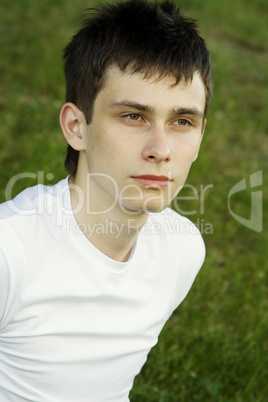 Young man in the park