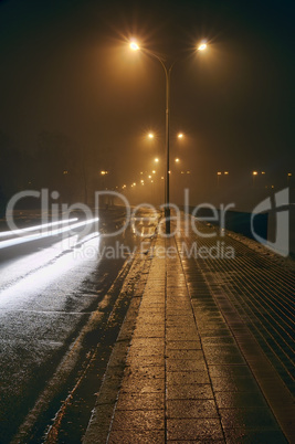 Street at night