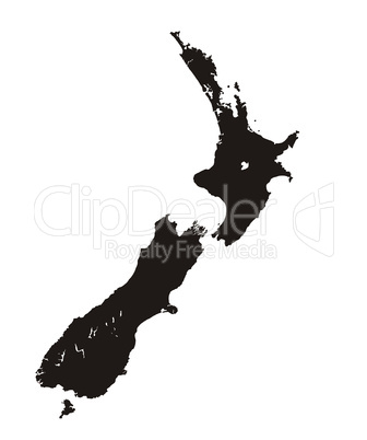 new zealand map