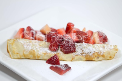 crepe mit früchten