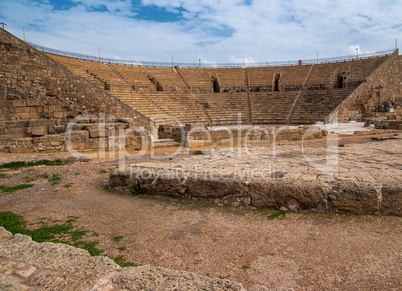 Caesarea Ancient theatre in the north Israel