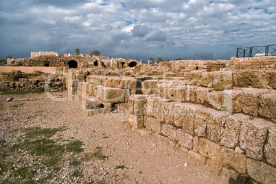 Ruins of roman period in caesarea